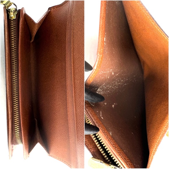 💎 Louis Vuitton Monogram Porte-Monnaie Tresor Wallet - Picture 10 of 13